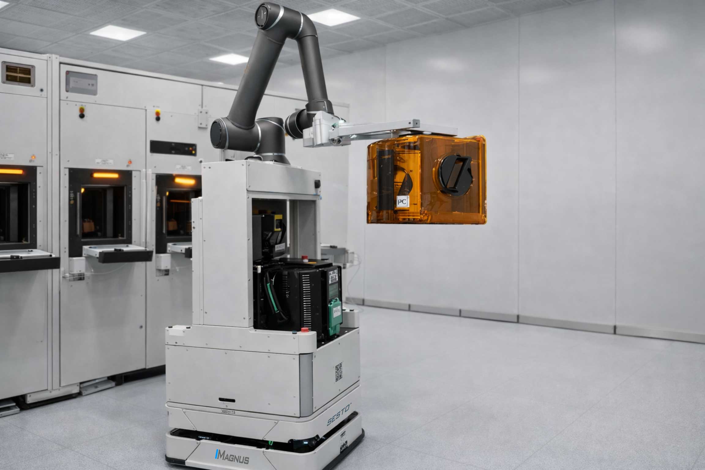 Automated FOUP Handling and Delivery - Sesto Robotics